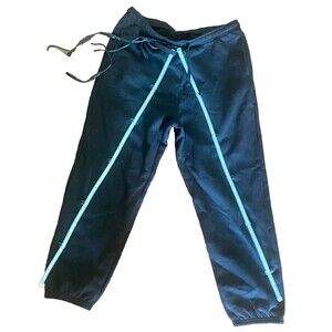 Glowy Zoey Green Light Up Stickman Costume PANTS ONLY - READ! Adult M Halloween